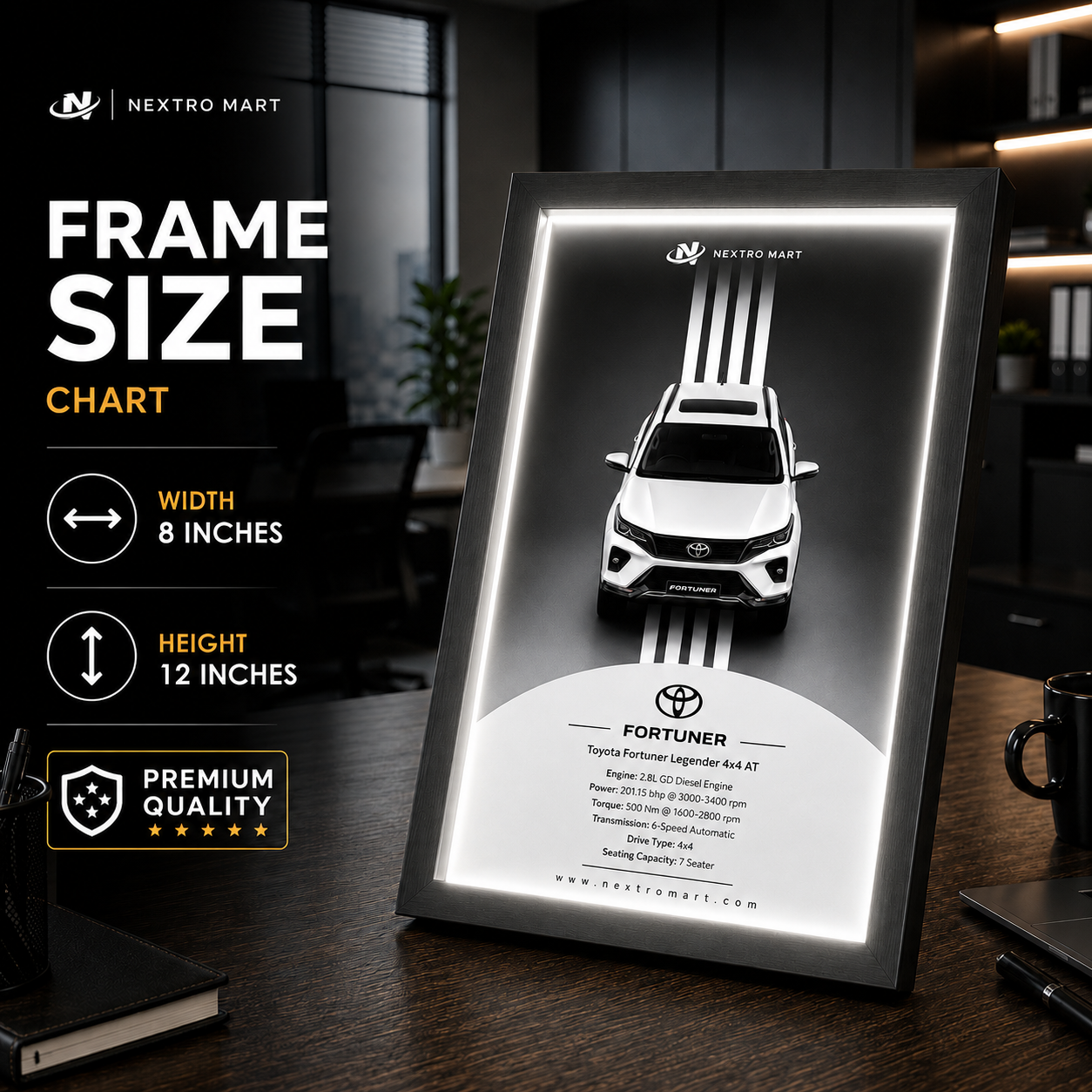 Fortuner Apex Frame