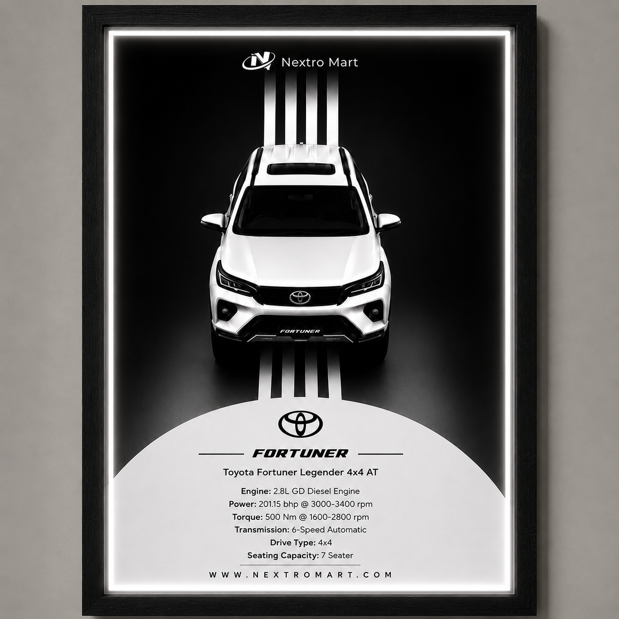 Fortuner Apex Frame