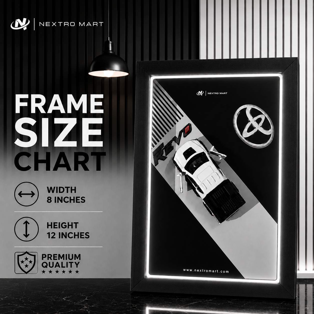 Toyota Revo LED Wall Frame